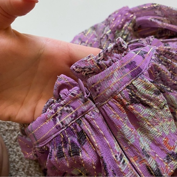 Hemant & Nandita mavi long sleeve Jumpsuit in orchid size XS - Picture 10 of 14